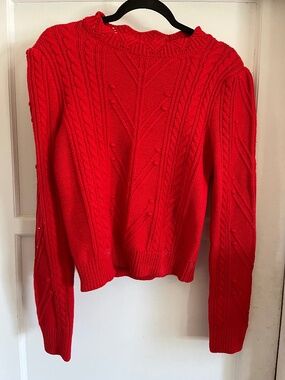 Micheal Stars Red Sweater